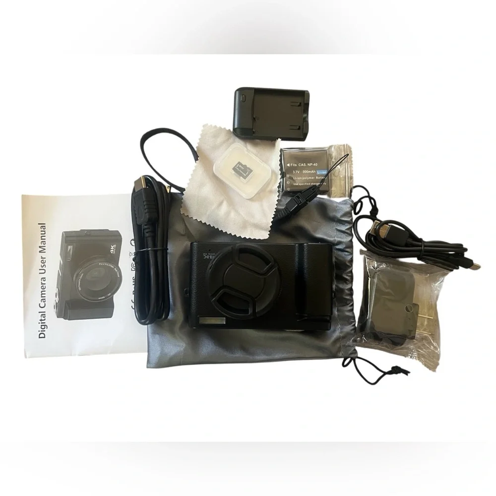 4K Ultra HD Digital Camera - Black